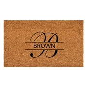 Calloway Mills 110793048 Brown Personalized Doormat 30" x 48"