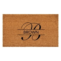 Calloway Mills 110792448 Brown Personalized Doormat 24" x 48"