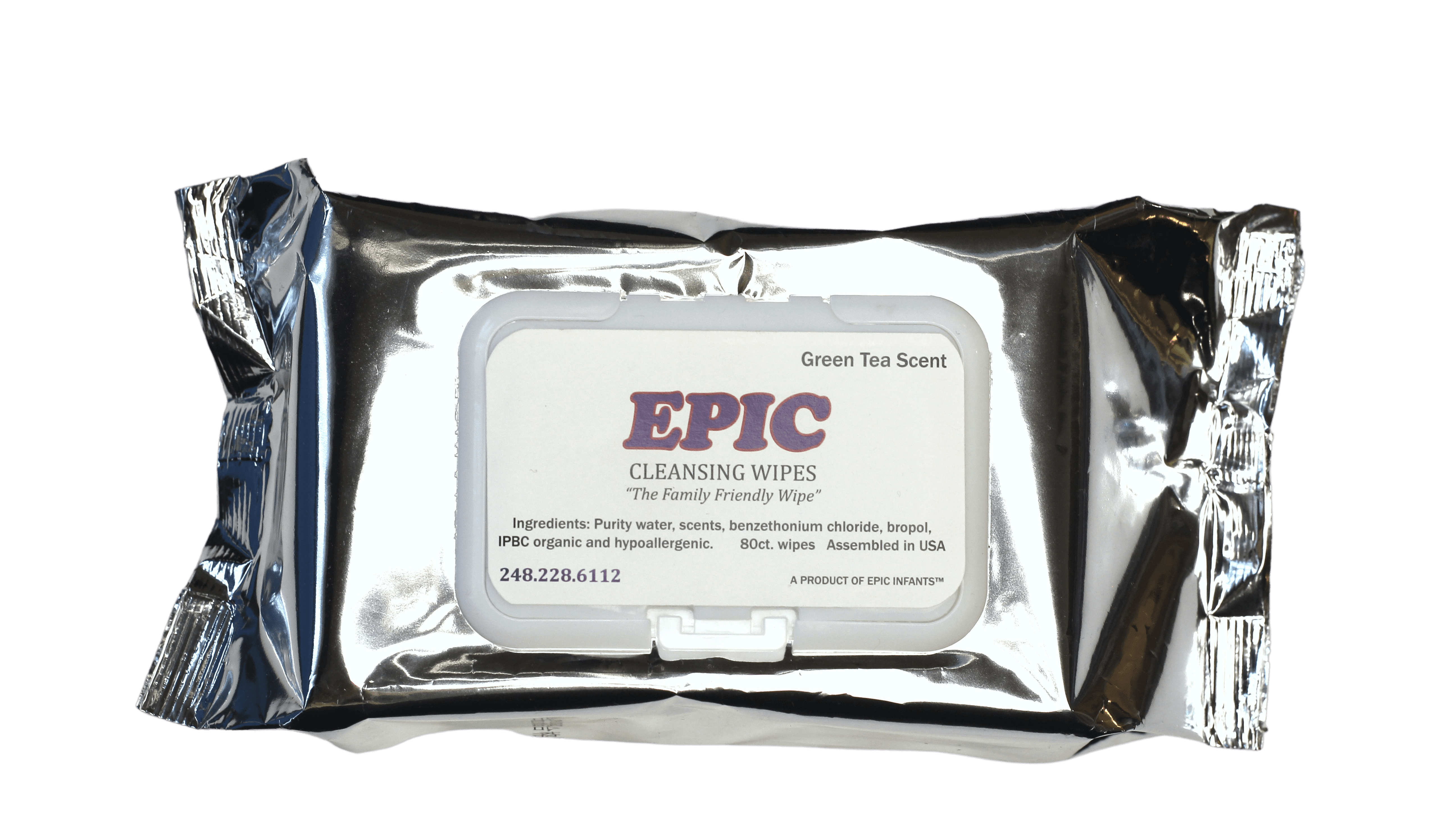 Epic by Epic Infants Organic Face, and Body Personal Cleansing Wipes