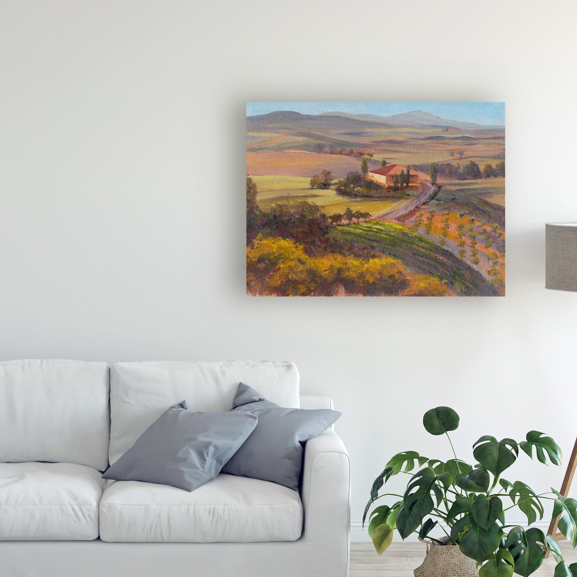 Trademark Fine Art 'Nostalgic Tuscany I' Canvas Art by Sandra Iafrate