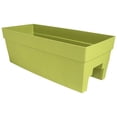 thumbnail image 2 of DCN Plastic Self-Watering Harmony Rail Planter, Slate 27", 2 of 2