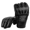 thumbnail image 2 of Guantes deportivos de medio dedo, ergonómicos, de cuero sintético, para saco de boxeo, guantes de entrenamiento para sacos de arena., 2 of 12