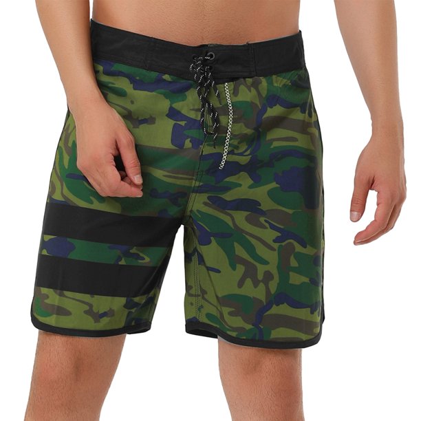 Shorts de baño Unique Bargains Camuflaje 34