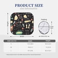 thumbnail image 3 of Naloa Vegetable Quiche 2 Piece Foldable Car Sun Shades, Car Windshield Sunshade, Front Window Sunshade for Car, Truck, SUV - Medium, 3 of 7