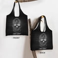 thumbnail image 3 of XMXT Canvas Tote Bag, Dazzling Skull Neon Print Large Handbag for Women, Shopping Working Travel, 3 of 7