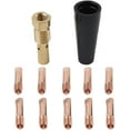 thumbnail image 6 of Gamvdout Welding Gasless Flux Torch Nozzle Tips Copper For HD Wire Feed Welder 12Pcs, 6 of 6