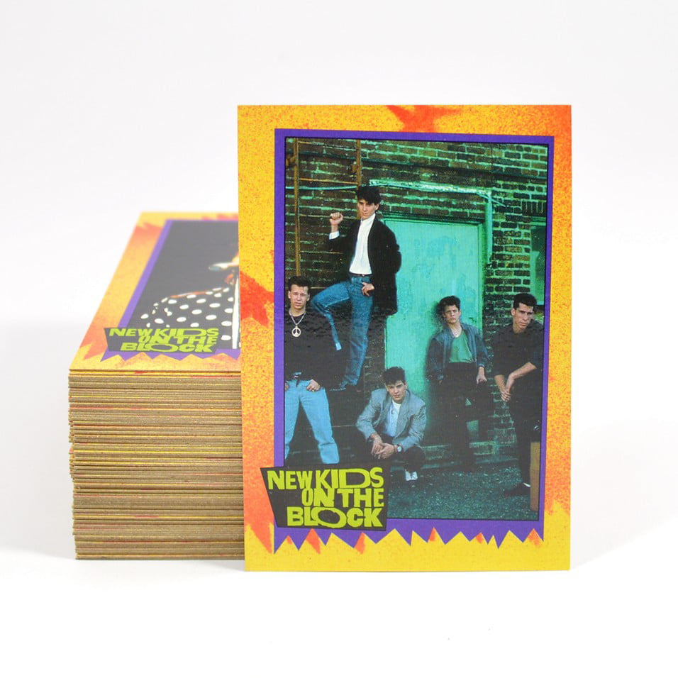 1989 Topps New Kids On The Block Wax Pack 4 Pack Lot 