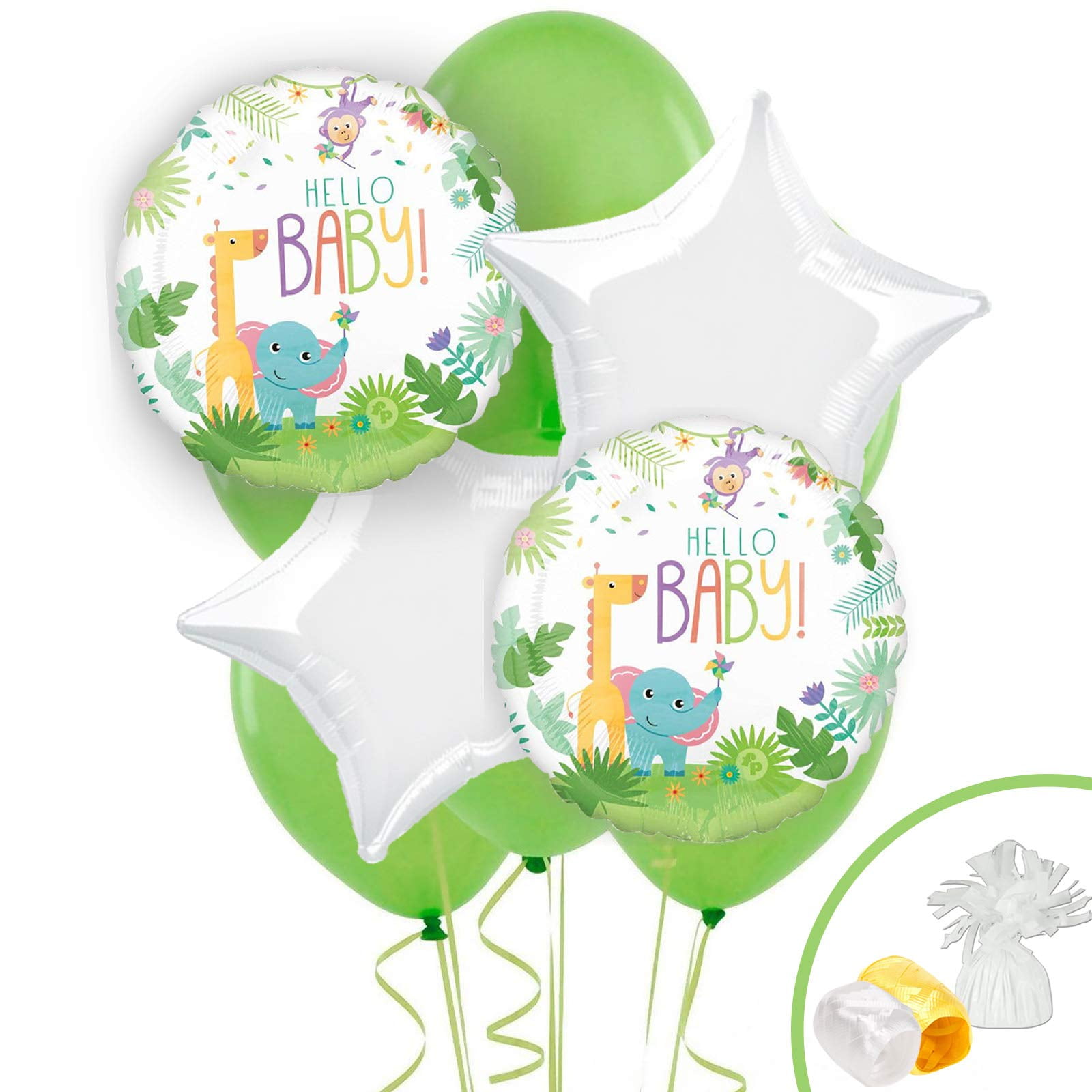 BirthdayExpress Fisher Price Party Supplies Hello Baby Balloon Bouquet