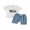 White, variant on BemeyourBBs Toddler Baby Boy Back To School Outfit Pre Kindergarten Outfits Little Baby Boy Summer Clothes Casual Apple Pencil In Tractor Embroidered Short Sleeve T-Shirt and Pockets Shorts 2 Pcs Set