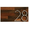 thumbnail image 3 of PRO-DF Rustic wood address Plaque, Small, 3 of 3