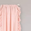 thumbnail image 2 of Lush Decor Reyna - Juego de Cortinas para Ventana Color Rosa Rubor para Sala de Estar, Comedor, recámara (par), 95 x 54 L, 2 of 15