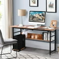 thumbnail image 4 of Gymax 55'' Ordinateur Bureau Bureau Bureau de Rédaction Table à Dessin avec Table Inclinable, 4 of 10