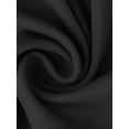 thumbnail image 5 of INSPIRE CHIC Women's Maternity Dress A Line Crewneck Short Sleeve Stretchy Summer Office Work Midi Pregnancy Dresses S Black, 5 of 6