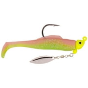 Strike King Speckled Trout Magic 1/4 oz Jig Head Electric Chicken Belly/Chartreuse Head Spinnerbait Lure