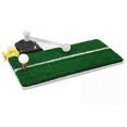 thumbnail image 3 of ERK 1Pcs Portable Practice Mat With Realistic And Material Indoor Outdoor Swing Training Aid For Beginners And Advanced Players Black Edge Hitting Mat For, 3 of 3