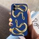 thumbnail image 1 of Lujosa funda dorada de serpiente para iPhone, carcasa de dragón para iPhone 14, 13, 12, 11 Pro Max, Mini, X, XR, XS Max, SE, 7, 8 Plus, 13, 1 of 4