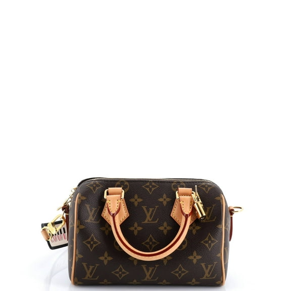 Pre-Owned Speedy Bandouliere Bag Monogram Canvas 20 By Rebag