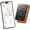 1 Pack - Diamond Black, variant on Wallet Tracker Card for Apple Find My (iOS Only), Ultra-Thin Bluetooth Tracker Smart Card Wallet Finder, IP68 Waterproof Slim Item Locator for Wallets, Keys, Passport & Luggage Tags (Diamond Black)