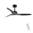 thumbnail image 5 of Miniyam 52" Outdoor Black Ceiling Fan Without Light with Remote Control, 3 ABS Blades Farmhouse Ceiling Fan 6-Speed Reversible DC Motor Modern Ceiling Fan for Living Room, Bedroom, Kitchen, 5 of 5