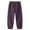 Purple, variant on Boy Girl Winter Clothes Cotton Fleece Elastic Waisted Casual Warm Joggers with Pockets Loose Sweatpants for Kids (14-15 Years, Purple)
