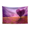 thumbnail image 2 of Xihbxyly Venta de Liquidación Tapiz En Desuso Artísticos de Paisaje de Árbol En Corazon Amor, Decoración para Dormitorio, Colgante de Pared, 60 X 52 Pulgadas, 2 of 6
