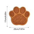 thumbnail image 2 of Silicone Slow Feeder Lick Mat for Dogs and Cats with Suction Cups, Non-Toxic Pet Feeding Mat for Yogurt Peanut Butter, Anti-Tip Design for Grooming Bathing and Anxiety Relief Enrichment, 2 of 4