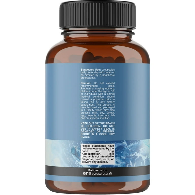 Nature's Craft Candida Support Complex with Digestive Enzymes Formula - with Probiotics & Oregano Leaf Extract - 60ct