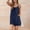 Navy, variant on Wensltd Womens Summer One Piece Sleeveless Short Jumpsuit Flowy Beach with Pockets