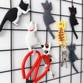thumbnail image 3 of Farfi Creative Fridge Hook Cartoon Animal Shape Cat Tail Refrigerator Magnet Sticker for Home (White), 3 of 13