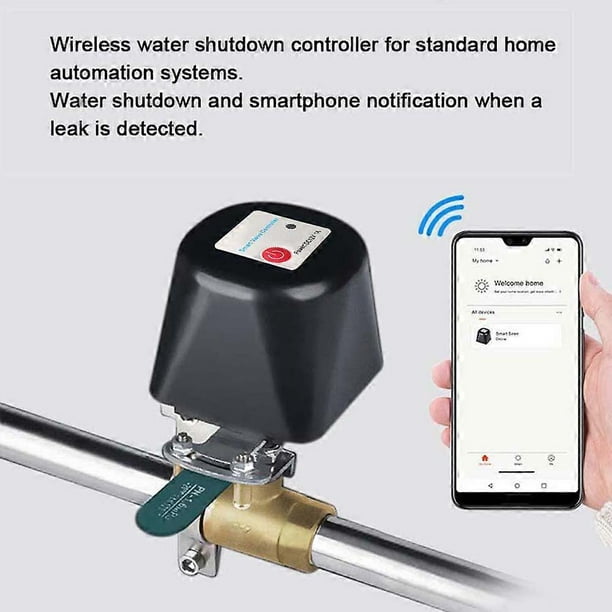 WiFi SmartValve Gas/Valve Tuya Valve SmartHome Automation Control Valve for Gas Water Controller 4 Points 1/2