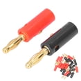 thumbnail image 3 of Plan de plátano de Altavoce de Plátano, Tornillo Abiorto Tornillo de Oro 20pcs Solid de 4 mm Pon Altavoces Conector de Cable Universal para el de audio de Automóviles, 3 of 7