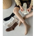 thumbnail image 3 of Women's Relaxed Fit Ruffle Socks 6 Pack, Casual Cute Ankle Breathable Cotton Soft, 3 of 4