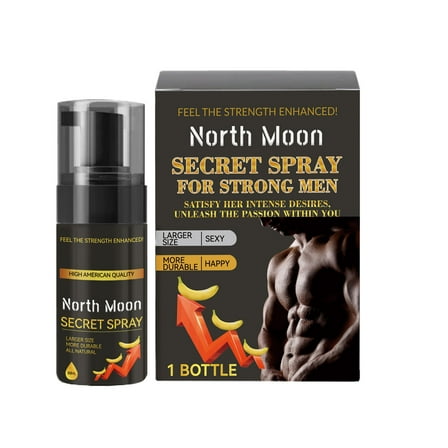 Men's Vitality Spray - Long-Lasting Intimacy Enhancer with Vitamin E, Cinnamon & Ginger Oil