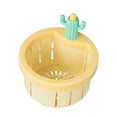 thumbnail image 2 of Colador de fregadero de cactus para cocina, tapón antiolor, escurridor de fregadero de cocina Amarillo, 2 of 9