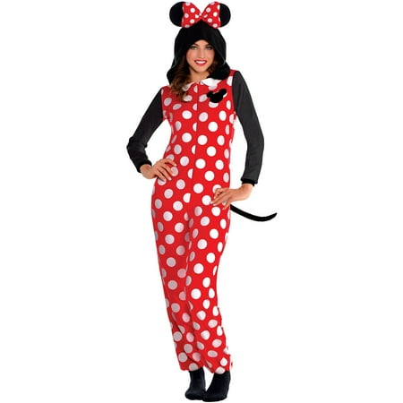 Party City Zipster Minnie Mouse One Piece Halloween Costume for