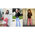 thumbnail image 4 of BIG ELEPHANT Girls Flare Leggings High Waisted Bootcut Yoga Dance Flared Trousers 3 Packs, 4 of 12