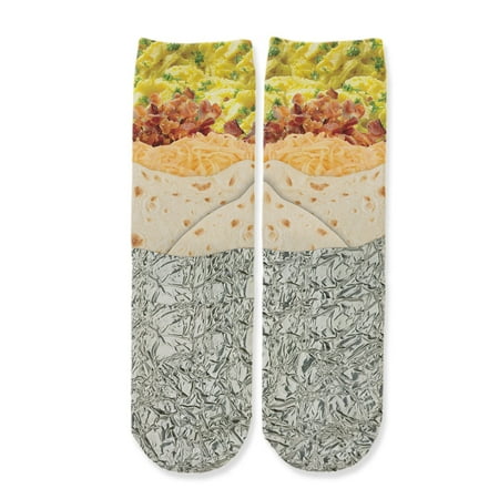 

Function - Kids Breakfast Burrito Food Fashion Socks