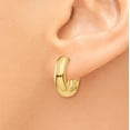 thumbnail image 3 of 14K Yellow Gold Huggie Earrings, 3 of 6