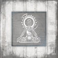 thumbnail image 2 of LightBoxJournal 20x20 White Modern Wood Framed Museum Art Print Titled - GypsyYoga V1 3, 2 of 4