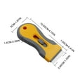 thumbnail image 3 of Hyknon Tools Car Film Application Tool Small Cleaning Blade Scraper Glass Blade Cleaning Plastic Blade Adhesive Removal Blade Tools, 3 of 5