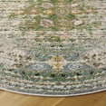thumbnail image 3 of SAFAVIEH Monaco Annabelle Oriental Area Rug, Green/Ivory, 6'7" x 6'7" Round, 3 of 7