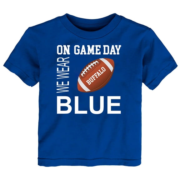 Future Tailgater On Game Day Infant Toddler Youth T-Shirt for Buffalo Fans - Blue