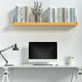 thumbnail image 4 of Pebbuoy Bathroom Wall Storage Rack Two-way Installation Punch-free Great Load Bearing Floating Book Shelf Living Room Ornament Perfume Display Stand Kitchen Spice Organizer, 4 of 7