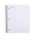 thumbnail image 2 of Mintra Office Durable Spiral Notebooks, 1 Subject, (White, College Ruled 3 pack), 100 Sheets, Poly Pocket, Moisture Resistant Cover, Strong Chipboard back, For School, Office, Business, 2 of 5