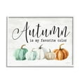 thumbnail image 3 of Stupell Industries Autumn's My Favorite Color Phrase Green Orange Pumpkins, 20 x 16, Design by Lettered and Lined, 3 of 5