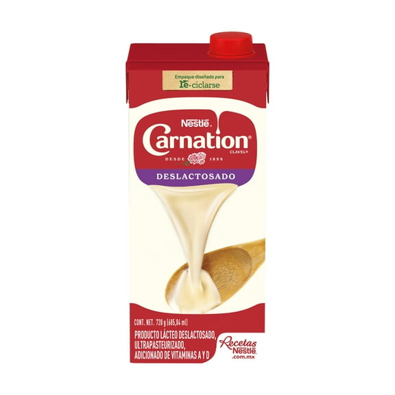 Producto lácteo Nestlé Carnation Clavel deslactosado 720 g