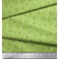 thumbnail image 2 of Soimoi Green Cotton Duck Fabric Stripe & Square Geometric Print Fabric by the Yard 42 Inch Wide, 2 of 3