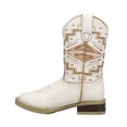 thumbnail image 2 of Roper Girls Monterey Aztec Southwest Square Toe Cowboy   Mid Calf Boots, 2 of 2