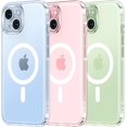 thumbnail image 1 of TEMOGU-Magnetic for iPhone 15 Plus Case Clear, Upgraded Full Camera Protection, Fit for MagSafe, Rugged Phone Case for iPhone 15 Plus 6.7 Inch, Anti-Yellowing, Drop Protection, Clear, 1 of 4