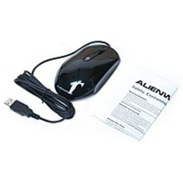 Refurbished Dell Genuine Alienware Kkmh5 Wired Usb Gaming Mouse 3 Button Laser 10 Dpi Glossy Black Walmart Com Walmart Com